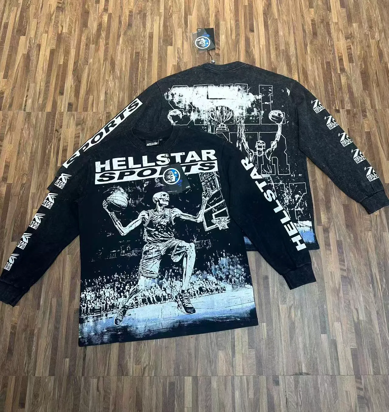 H 9101# Black I P85 In Stock Hellstar / T （fabric): 26 300 Sizes（size）：S-M- L- X L （colour）： Black